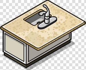 Granite Kitchen Island In game   Clipart Kitchen Island  HD Png Download