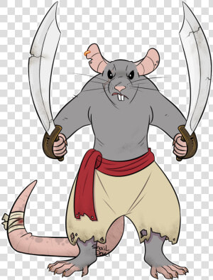 Rodent Clipart Evil Rat   Cartoon  HD Png Download