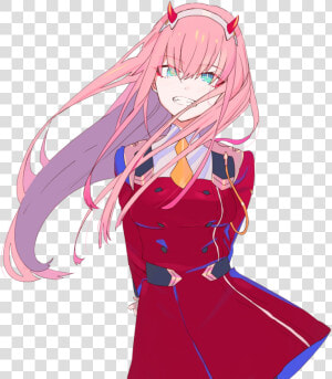 Zero Two 💓 • •   Darling In The Franxx Zero2  HD Png Download