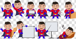 Superhero Male Full   Cartoon Superhero Mascot Creator  HD Png Download