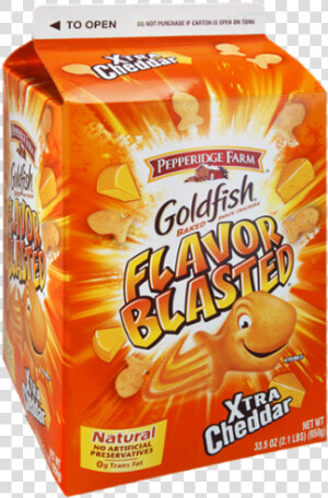 Goldfish Crackers Flavor Blasted   Flavor Blasted Xtra Cheddar Goldfish  HD Png Download