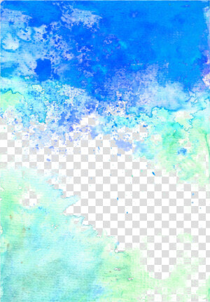 Ftestickers Watercolor Background Overlay Borders Blue   Transparent Watercolor Borders  HD Png Download