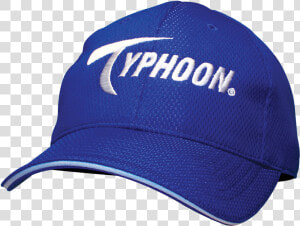 Typhoon Blue Embroidered Cap   Baseball Cap  HD Png Download