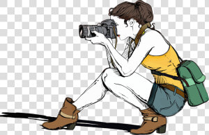 Photographer With Camera Silhouette Png   Photography Clipart  Transparent Png