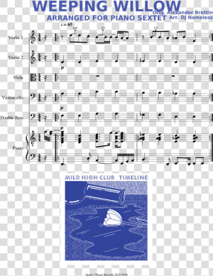 Mild High Club Sheet Music  HD Png Download