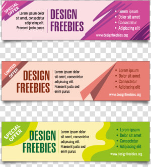 Designfreebies Vector Banner Template Set 1 March   Parallel  HD Png Download