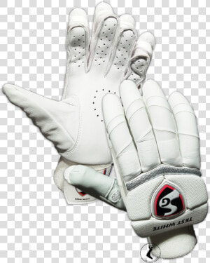 Sg Test White Cricket Batting Gloves   Sg Test White Gloves  HD Png Download