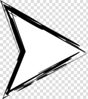 Arrows Sketch   Triangle Sketch Png  Transparent Png