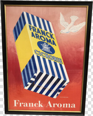 Original Vintage 1946 Frank Aroma Coffee Framed Poster   Poster  HD Png Download