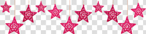  stars  pink  star  hanging  daddybrad80  daddybrad   Baseballs Good Ol Christmas  HD Png Download