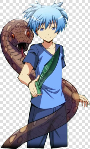 Transparent Nagisa Shiota Png   Assassination Classroom Nagisa Snake  Png Download