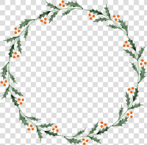 Transparent Holly Wreath Png   Holly Wreath Transparent Background  Png Download