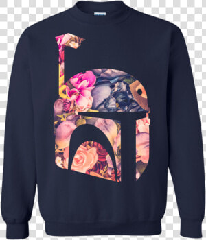 Star Wars Boba Fett Flower Print Helmet Graphic   Gucci Pullover Disney  HD Png Download