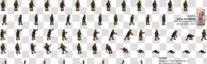 Zombie Sprite Png   Zombie Sprite Sheet  Transparent Png