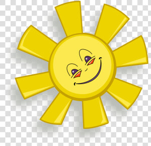 Sol  Cara  Feliz  Sonrisa  Clima  Verano   Happy Sun Gif Transparent  HD Png Download