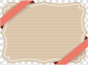 Decorative Brown Paper Border Ribbon Free Hd Image   Border Ribbon Png  Transparent Png