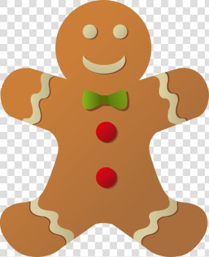 The Gingerbread Man Gingerbread House Santa Claus   Gingerbread Man Cartoon Transparent  HD Png Download