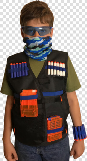 Tactical Vest Kit For Nerf Guns N strike Elite Series   Nerf Vest Tactical  HD Png Download