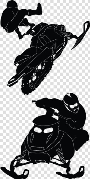 Snowmobile Car Sticker Decal Motorcycle   Snowmobile Decal  HD Png Download