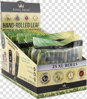 140 Wraps 140 X King Palm Leaf Pre Rolls  King Size   Carton  HD Png Download