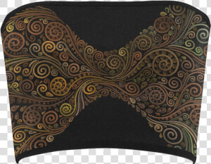 Psychedelic 3d Sand Clock Bandeau Top   Paisley  HD Png Download