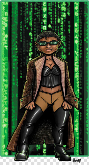 Halfling Matrix Minx   Cartoon  HD Png Download