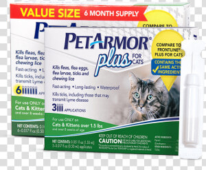 Petarmor Plus Flea And Tick Treatment For Cats   Petarmor Plus For Cats Ingredients  HD Png Download