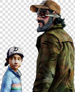 I Successfully Made A Transparent Of My Two Favorite   Walking Dead Telltale Png  Png Download