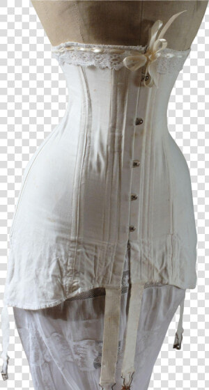 Antique Edwardian Corset   Gown  HD Png Download