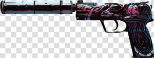 Usp S Neo Noir Games Globaloffensive Csgo   Usp Neo Noir Fn  HD Png Download