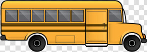 School Bus Vector Clipart   Clip Art Bus  HD Png Download