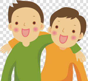 Clip Art Good Friends Png   Friend Clipart  Transparent Png