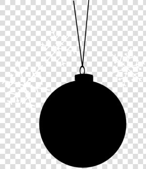 Christmas Ornament Silhouette Clip Art   Christmas Ornament Silhouette Vector  HD Png Download