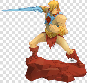 Burningeyestudios He man Action Pose By Burningeyestudios   He Man Pose  HD Png Download