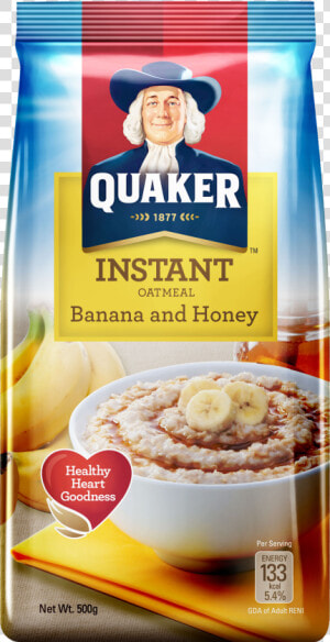 Bananas Oats And Honey Png   Quaker Oats Banana And Honey  Transparent Png