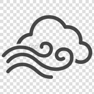 Wave Clipart Wind Free On Transparent Png   Cloud And Wind Clipart  Png Download