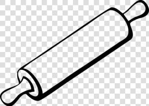 Transparent Clothespin Clipart   Rolling Pin Clipart Black And White  HD Png Download