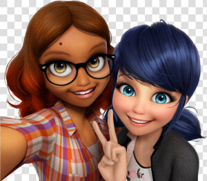 Miraculous Ladybug Marinette Y Alya  HD Png Download