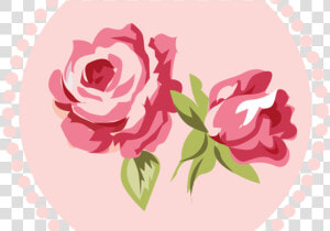 Pink Rose Clipart Shabby Chic Pencil And In Color Pink   Shabby Chic Roses Png  Transparent Png