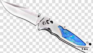  knife  blue  silver  weapon  stab  cut  dope  swag   Utility Knife  HD Png Download