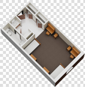 Floorplan Of Two person Room   Floor Plan  HD Png Download