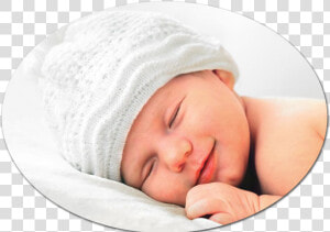 Newborn Sleeping In Crib As A Result Of Sleep Plan   Newborns Transparent  HD Png Download