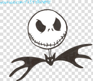 Transparent Jack And Sally Png   Como Dibujar A Jack Skeleton  Png Download