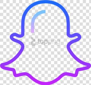 Free Png Logo De Snapchat Png Image With Transparent   Purple And Blue Snapchat Logo  Png Download