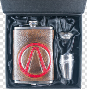 Borderlands Vault Hunter Inspired Flask Set   Wallet  HD Png Download