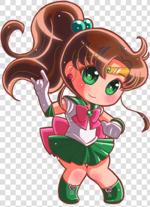 Commission Sailor By Hadibou   Sailor Jupiter Chibi Png  Transparent Png