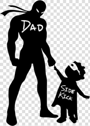 Vector Graphics Superhero Stock Illustration Silhouette   Father Daughter Autism Shirt  HD Png Download