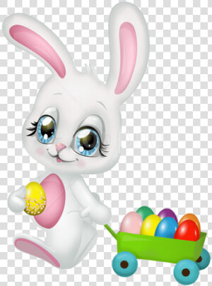 Easter Bunny Hare Rabbit Clip Art Portable Network   Cute Bunny Easter Clip Art  HD Png Download