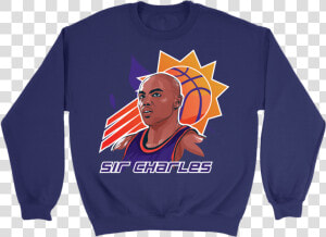 Crewneck Sweatshirt   Purple   S Sir Charles Barkley   Sweater  HD Png Download