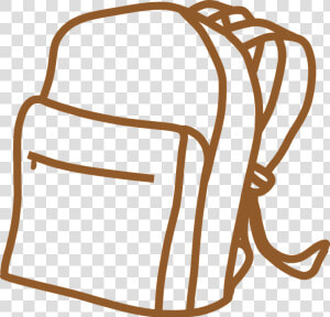 Bag Backpack Clip Art   Transparent Background Backpack Clipart  HD Png Download